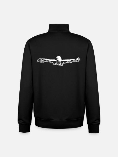 Competitive swimmers - Unisex Organic Zip Sweatshirt by Stanley/Stella - black