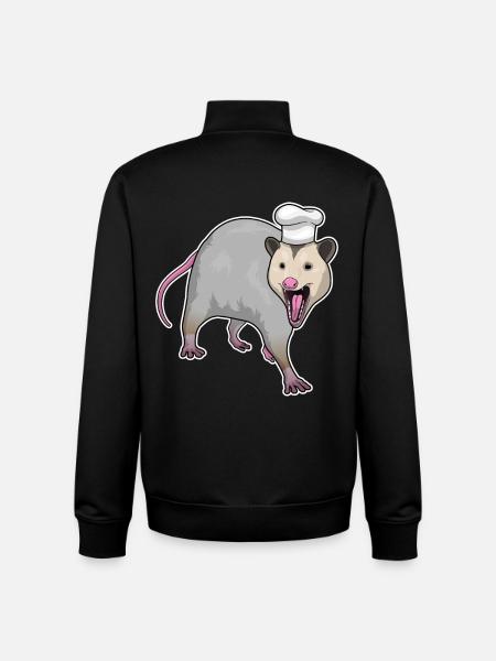 Cooking Cook's Hat - Unisex Organic Zip Sweatshirt by Stanley/Stella - black