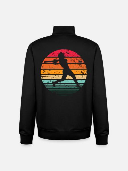 Baseball - Unisex Organic Zip Sweatshirt by Stanley/Stella - black