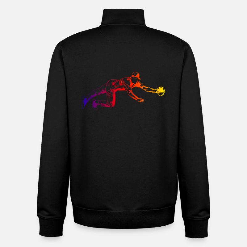 Attrapeur - Sweat zippé unisexe en coton bio Stanley/Stella - noir