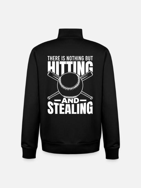 There is only beating and stealing - Unisex Organic Zip Sweatshirt by Stanley/Stella - black