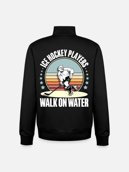 Eishockey - Unisex Organic Zip Sweatshirt by Stanley/Stella - black