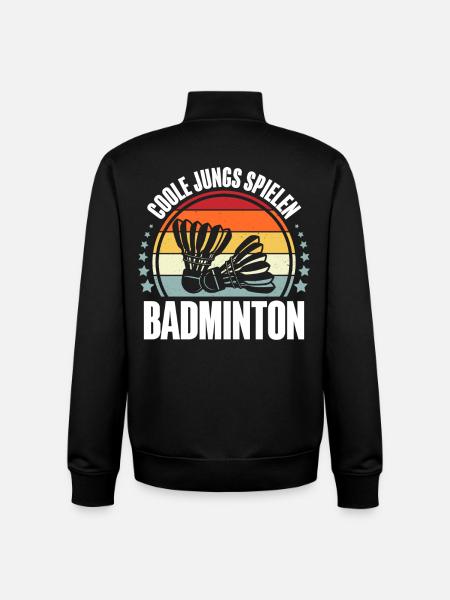 Badminton - Unisex Organic Zip Sweatshirt von Stanley/Stella - Schwarz
