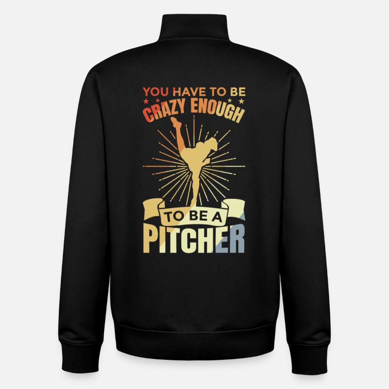 Pitcher - Unisex Organic Zip Sweatshirt von Stanley/Stella - Schwarz