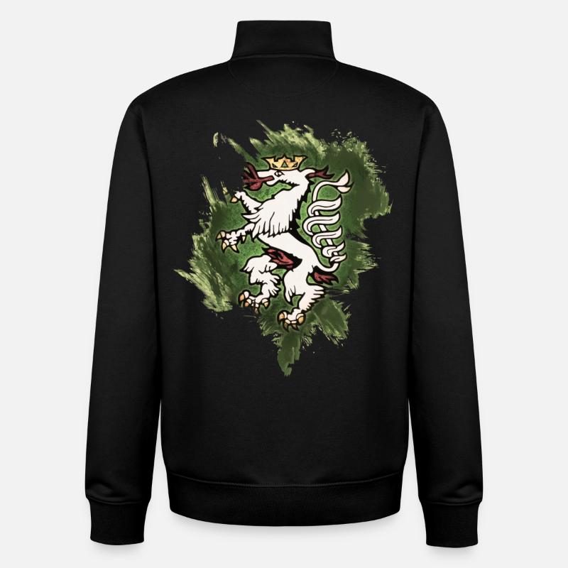 Graz, Austria - Unisex Organic Zip Sweatshirt by Stanley/Stella - black