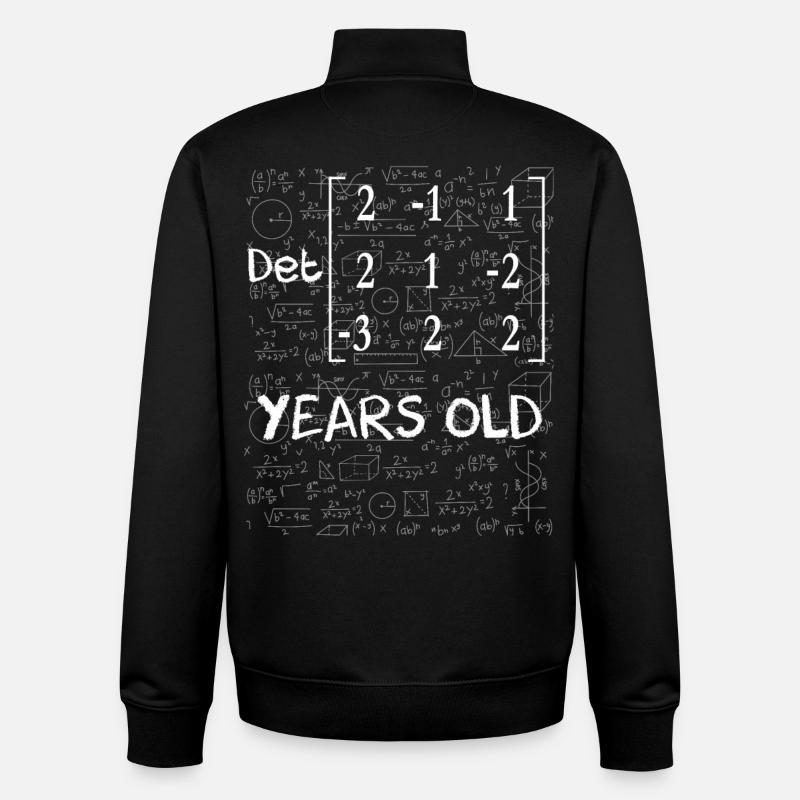 17. Geburtstag 17 Jahre Matrixdeterminante - Unisex Organic Zip Sweatshirt von Stanley/Stella - Schwarz