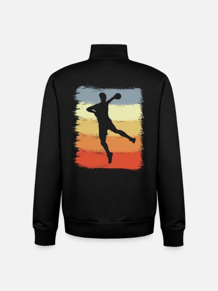 Children's Handball - Unisex Organic Zip Sweatshirt by Stanley/Stella - black