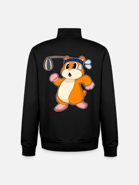 Hamster Seeds - Unisex Organic Zip Sweatshirt by Stanley/Stella - black