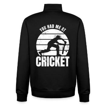 Cricketer Spell - Unisex Organic Zip Sweatshirt by Stanley/Stella - black - Back - AI Model Male 185 light (185cm)