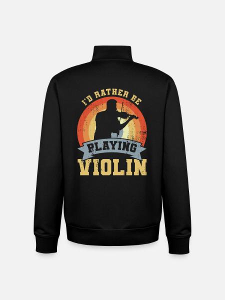 Geiger Joke - Unisex Organic Zip Sweatshirt by Stanley/Stella - black