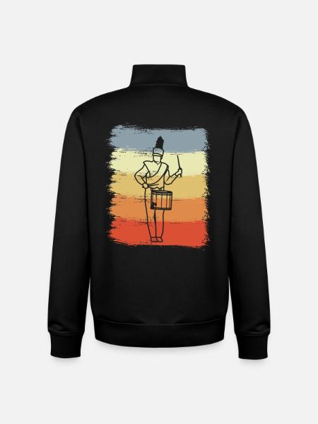 marching band - Unisex Organic Zip Sweatshirt by Stanley/Stella - black