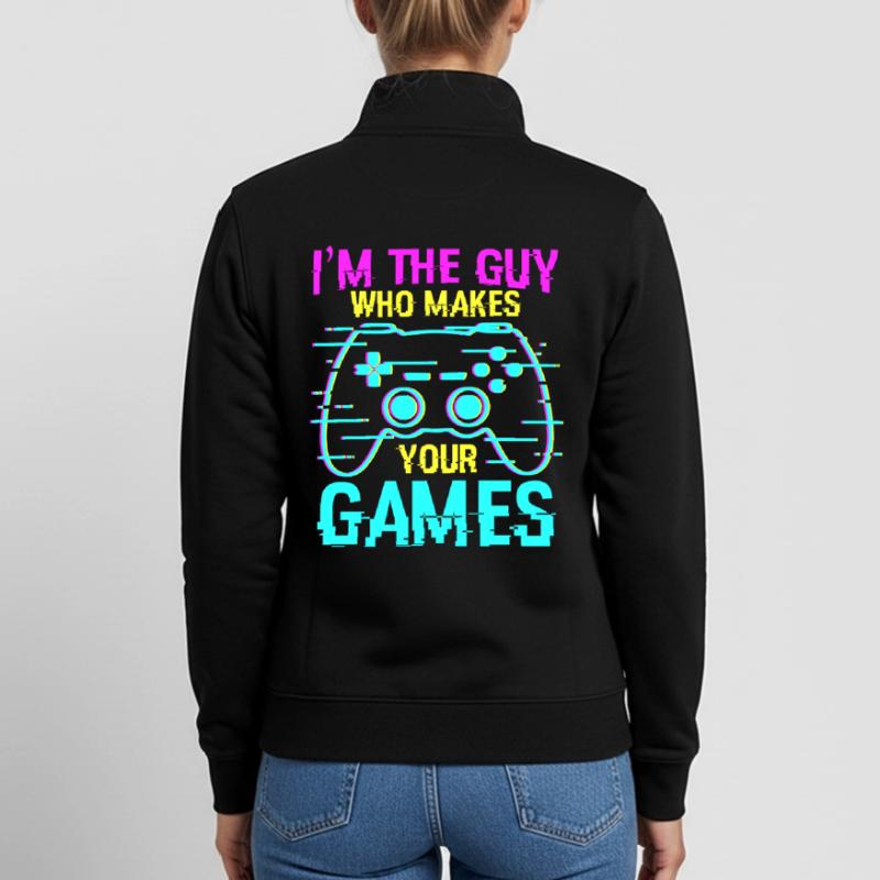 Spielprogrammierer Spruch Unisex Organic Zip Sweatshirt von Stanley/Stella