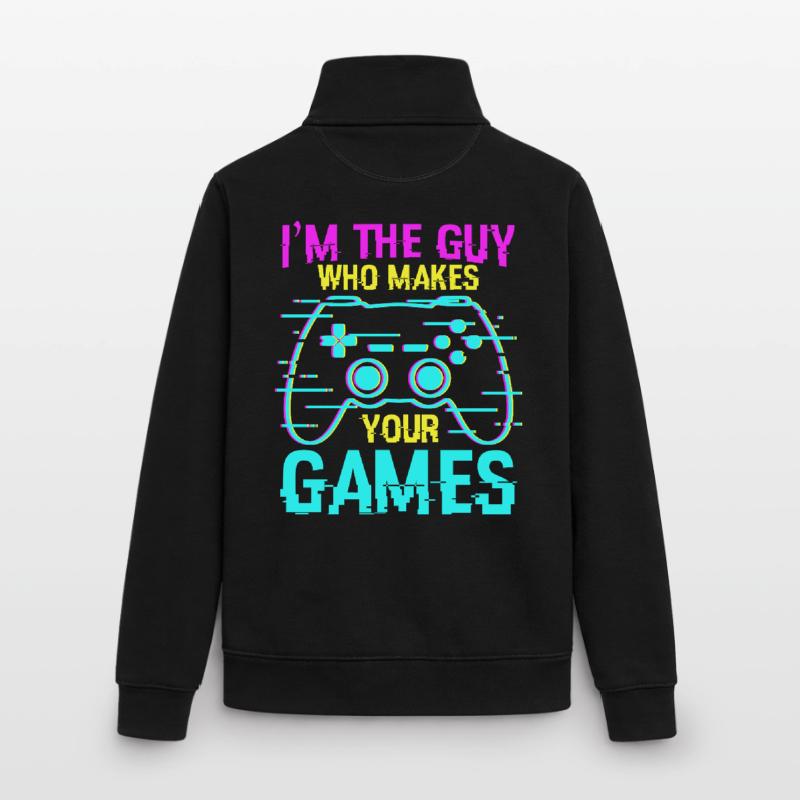 Spielprogrammierer Spruch Unisex Organic Zip Sweatshirt von Stanley/Stella