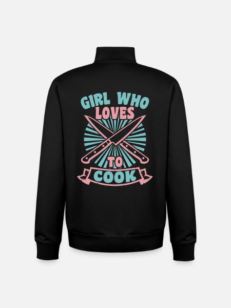 Cook - Unisex Organic Zip Sweatshirt by Stanley/Stella - black