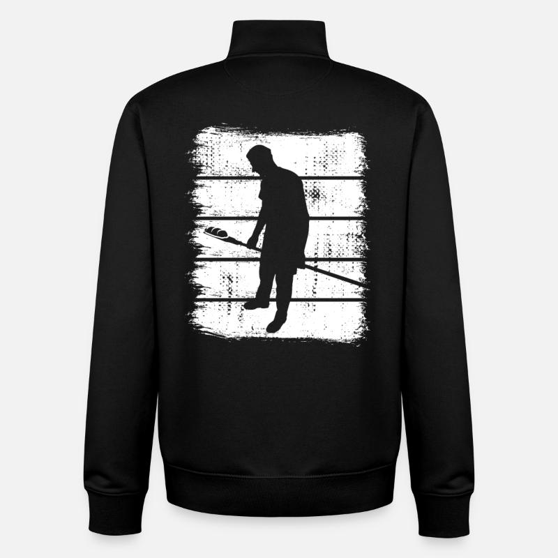 Baker - Unisex Organic Zip Sweatshirt by Stanley/Stella - black