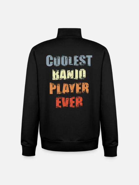 Lustiger Banjospieler - Unisex Organic Zip Sweatshirt von Stanley/Stella - Schwarz