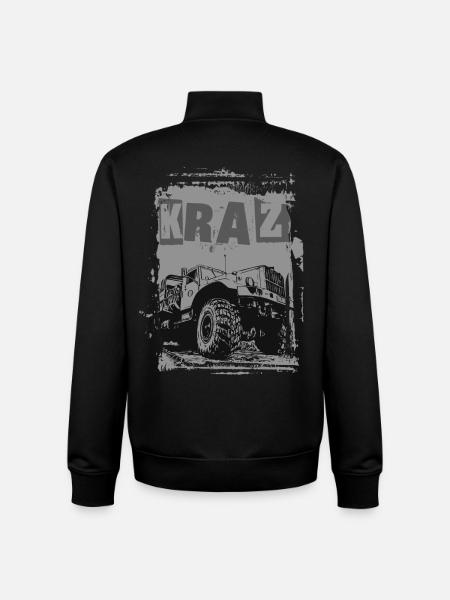 KRAZ Truck - Unisex Organic Zip Sweatshirt by Stanley/Stella - black