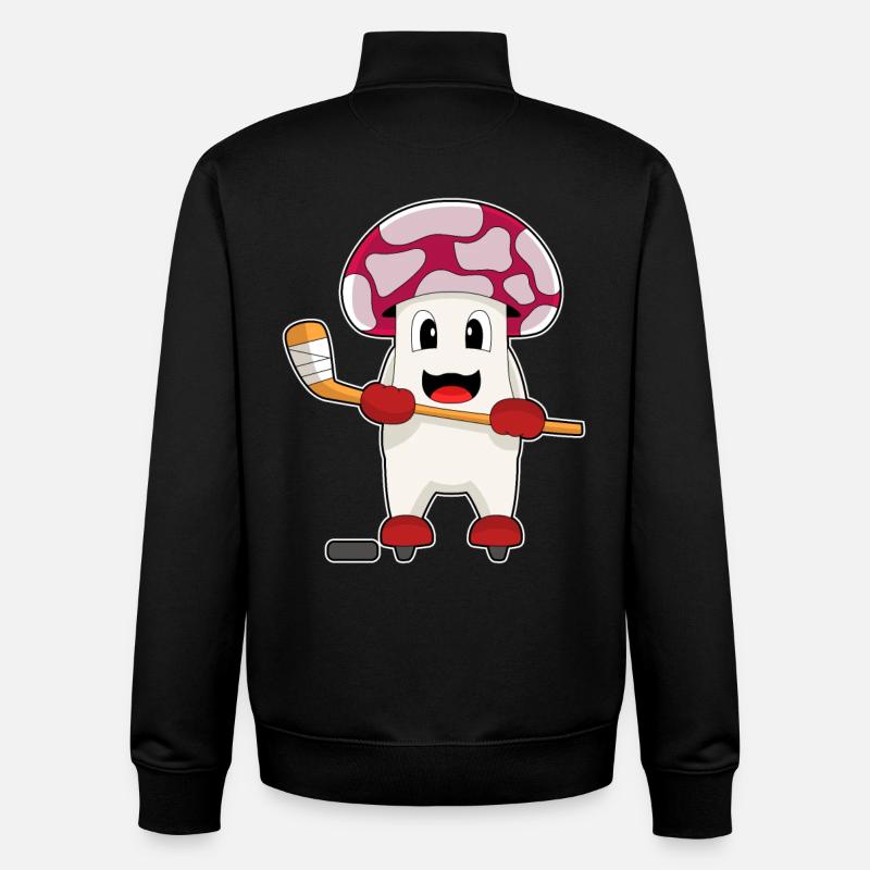 Pilz Eishockey Eishockeyschläger - Unisex Organic Zip Sweatshirt von Stanley/Stella - Schwarz