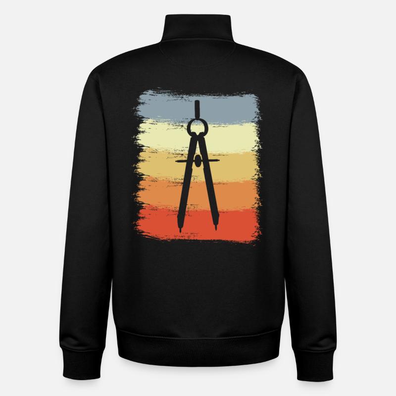 Architects' Circle - Unisex Organic Zip Sweatshirt by Stanley/Stella - black