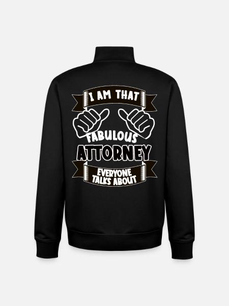 Lawyer Funny Saying Gift Idea - Unisex Organic Zip Sweatshirt by Stanley/Stella - black