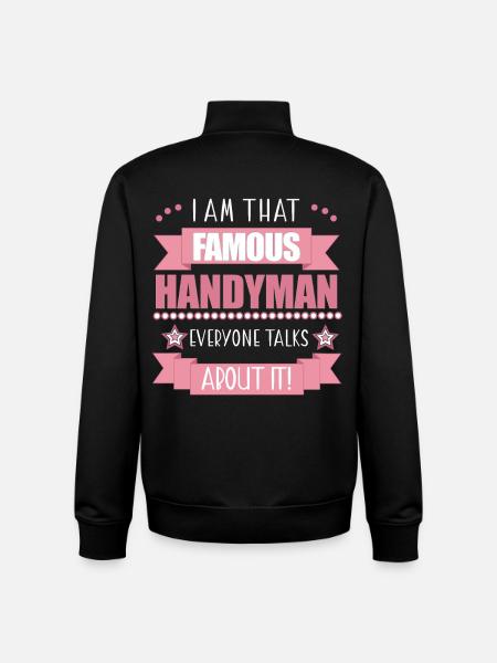 Handwerkerin Beruf Damen Geschenk - Unisex Organic Zip Sweatshirt von Stanley/Stella - Schwarz