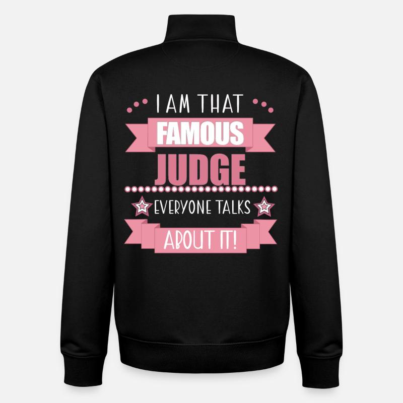 Richterin Beruf Damen Geschenk - Unisex Organic Zip Sweatshirt von Stanley/Stella - Schwarz