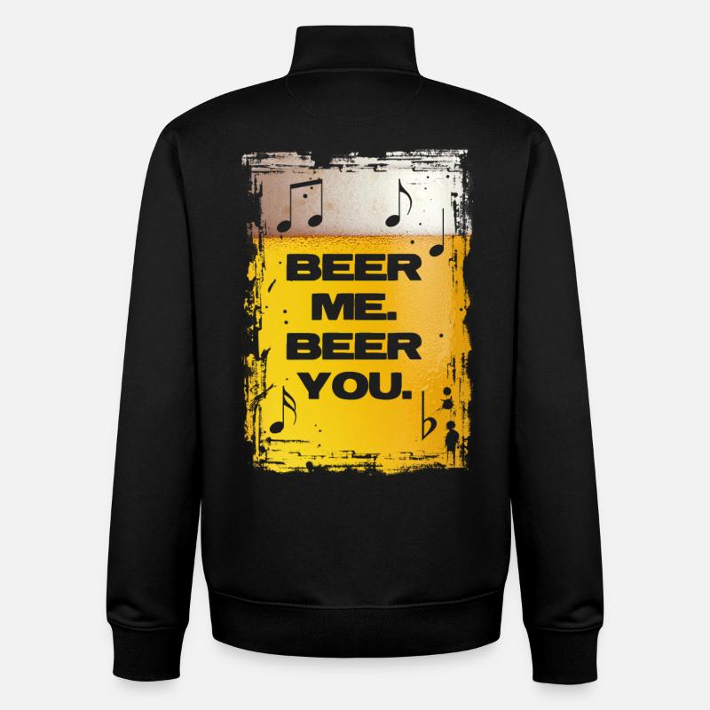 Beer Me. Beer You. - Unisex Organic Zip Sweatshirt von Stanley/Stella - Schwarz