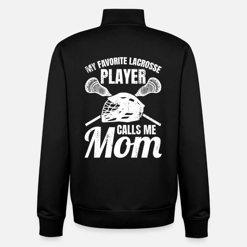 Maman de crosse - Sweat zippé unisexe en coton bio Stanley/Stella - noir