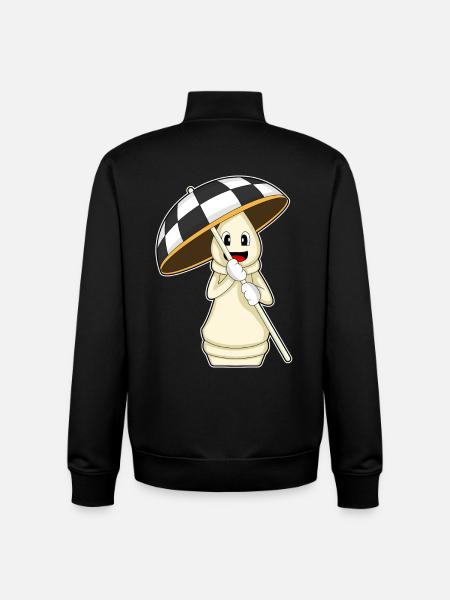 Chess Piece Rook Chess - Unisex Organic Zip Sweatshirt by Stanley/Stella - black