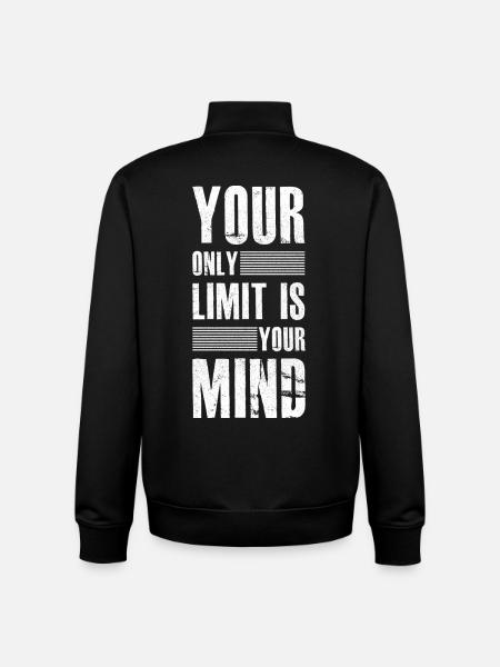 Succès Motivation et Succès cadeau slogan - Sweat zippé unisexe en coton bio Stanley/Stella - noir