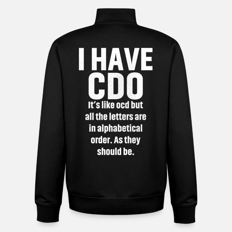 J’ai cdo - Sweat zippé unisexe en coton bio Stanley/Stella - noir