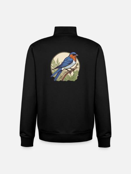 Bird breeder Ornithologist Bird watcher - Unisex Organic Zip Sweatshirt by Stanley/Stella - black