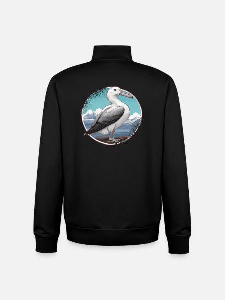 Bird breeder Ornithologist Bird watcher - Unisex Organic Zip Sweatshirt by Stanley/Stella - black