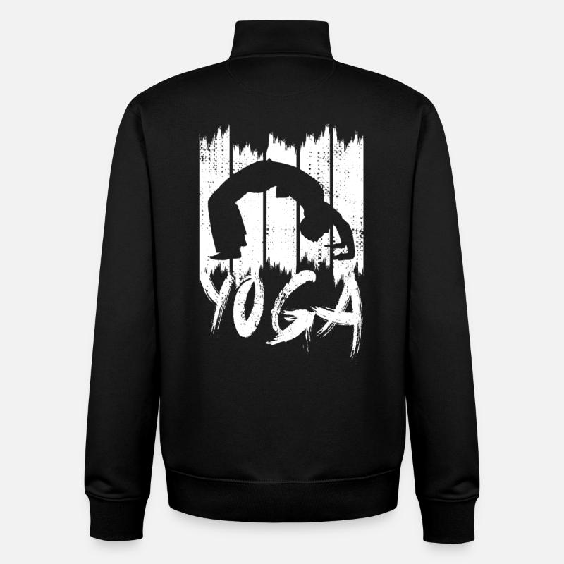 Yoga Pose - Unisex Organic Zip Sweatshirt von Stanley/Stella - Schwarz