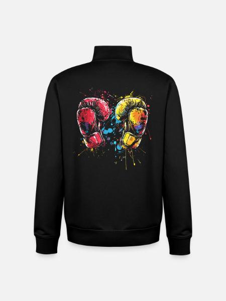 Kickboxhandschuhe - Unisex Organic Zip Sweatshirt von Stanley/Stella - Schwarz