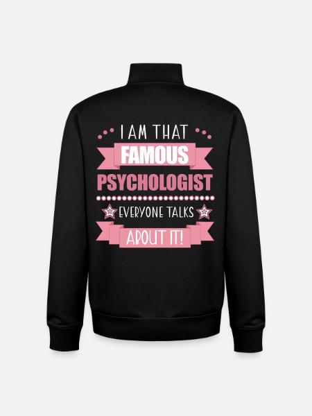 Psychologin Beruf Damen Geschenk - Unisex Organic Zip Sweatshirt von Stanley/Stella - Schwarz