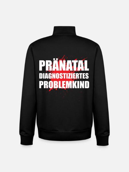 Problemkind - Unisex Organic Zip Sweatshirt von Stanley/Stella - Schwarz