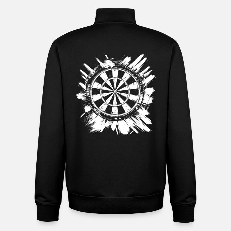 Cible - Sweat zippé unisexe en coton bio Stanley/Stella - noir