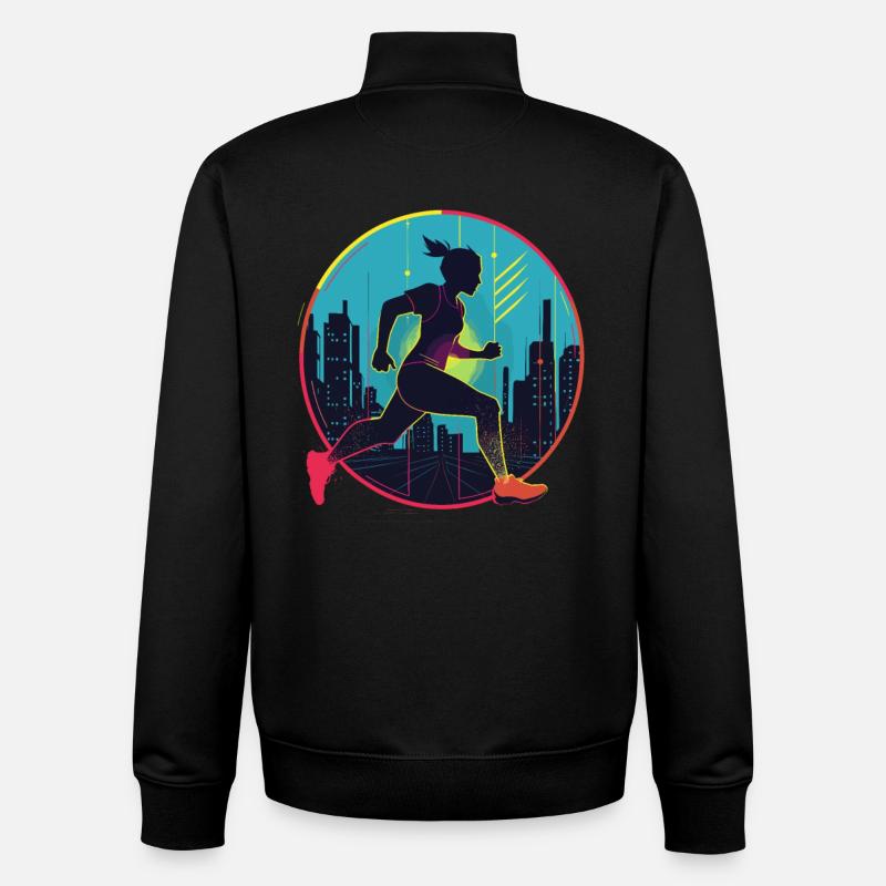 Runner - Unisex Organic Zip Sweatshirt by Stanley/Stella - black