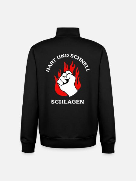 Karate Master - Unisex Organic Zip Sweatshirt by Stanley/Stella - black