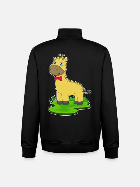 Giraffe Schleife - Unisex Organic Zip Sweatshirt von Stanley/Stella - Schwarz