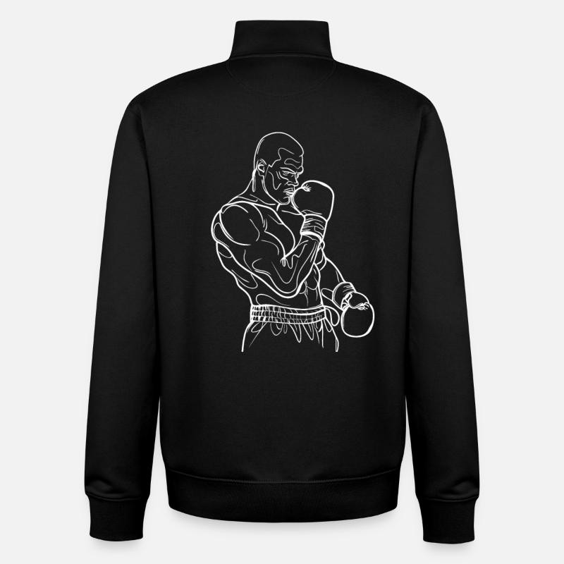 Boxer - Unisex Organic Zip Sweatshirt von Stanley/Stella - Schwarz