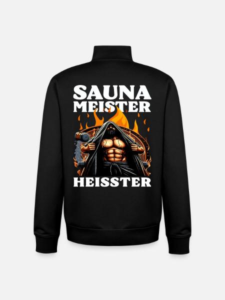 Sauna Master Heisser - Infusion Master - Unisex Organic Zip Sweatshirt by Stanley/Stella - black