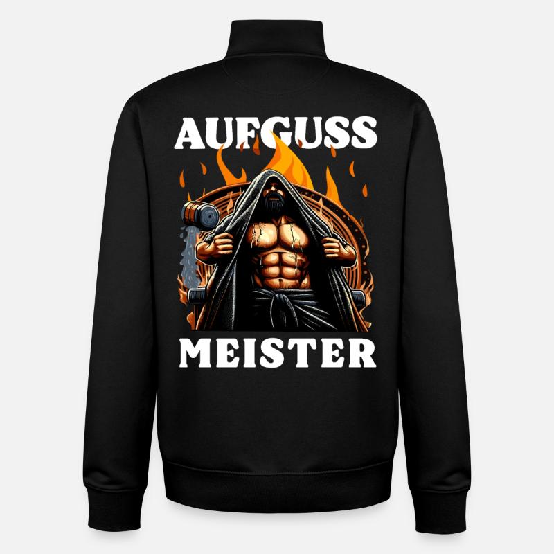 Sauna Infusion Master - Unisex Organic Zip Sweatshirt by Stanley/Stella - black