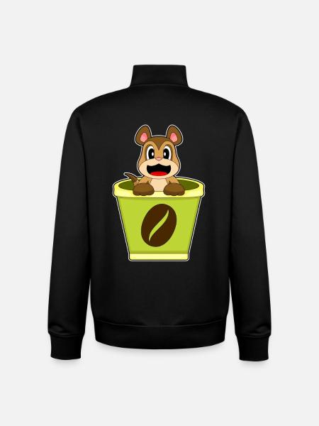 Erdmännchen Coffee to go Becher - Unisex Organic Zip Sweatshirt von Stanley/Stella - Schwarz