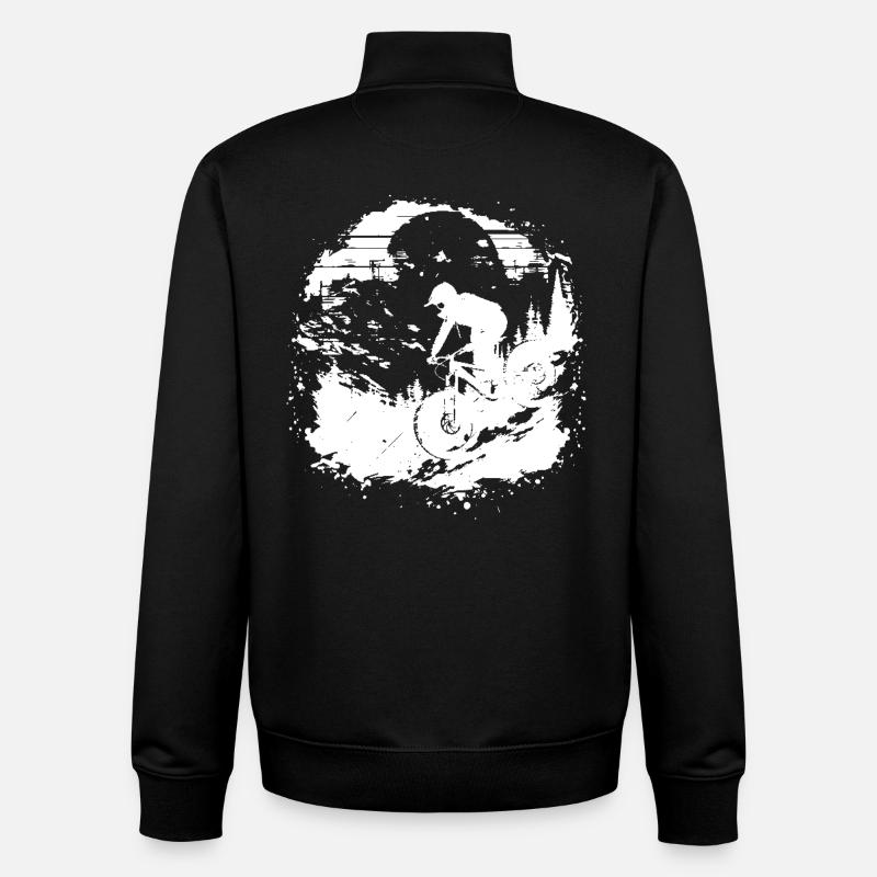 Vtt - Sweat zippé unisexe en coton bio Stanley/Stella - noir