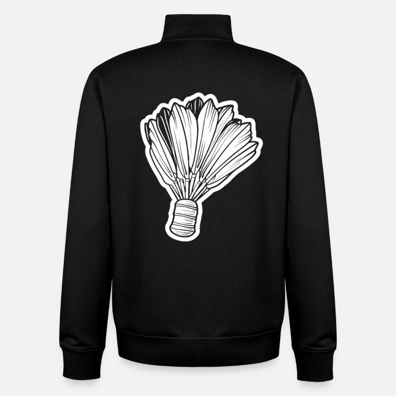 Volant - Sweat zippé unisexe en coton bio Stanley/Stella - noir