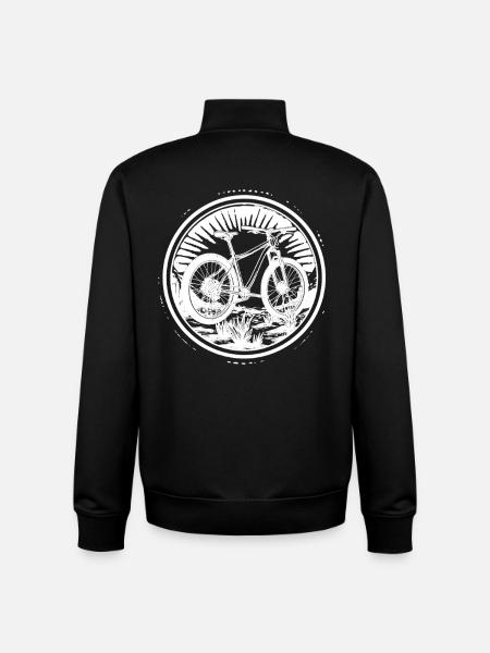 VTT - Sweat zippé unisexe en coton bio Stanley/Stella - noir