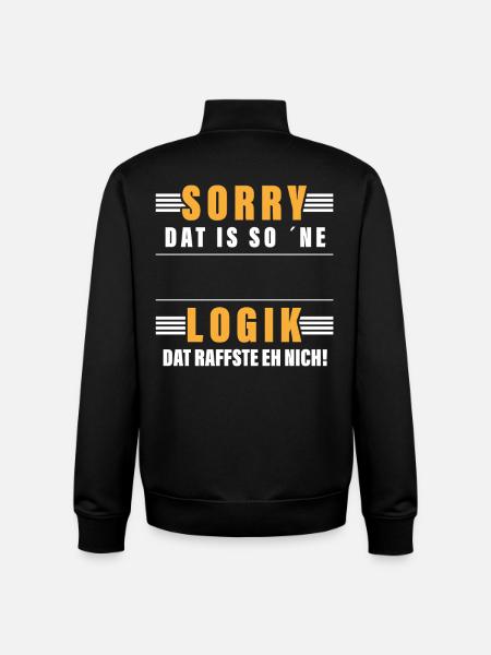 Profession Personalizable Name Gift Funny Saying - Unisex Organic Zip Sweatshirt by Stanley/Stella - black