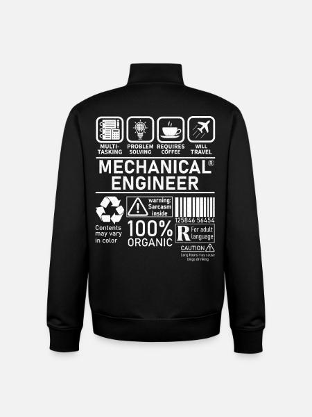 Ingénieur mécanique multitâche résolution de problèmes - Sweat zippé unisexe en coton bio Stanley/Stella - noir